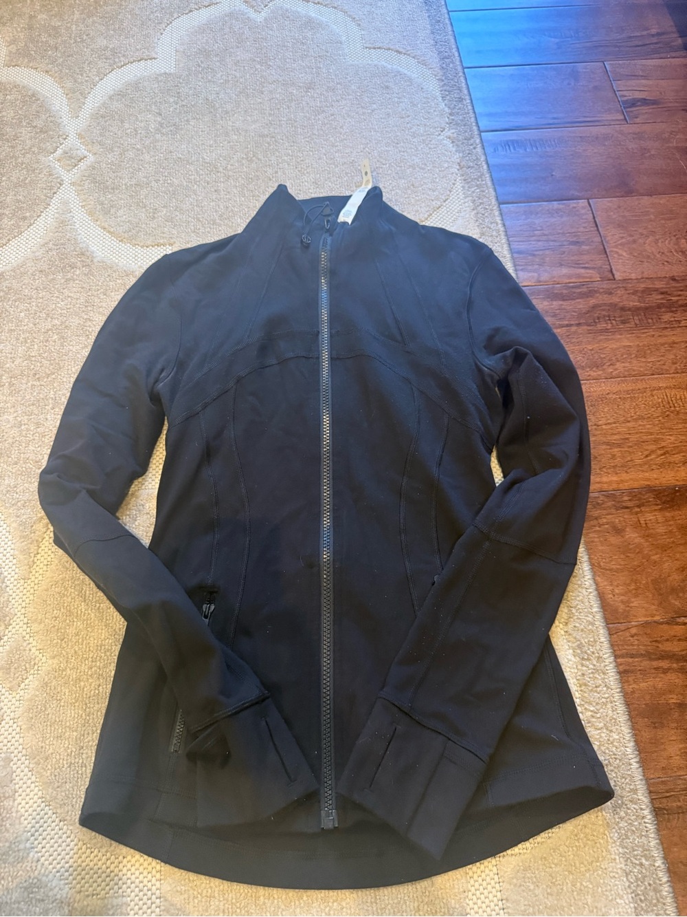 lululemon athletica Black Zip-Up Utility Jacket